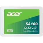 Acer SA100 120GB 2.5" SSD Harddisk 1 GB DDR 1008 MHz Hızında Oyun ve Tasarım Uyumlu