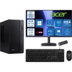 Acer Veriton S2720G Intel Core I5 14400 48GB Ddr5 2tb SSD Windows 11 Home 23.8 Inç Monitör Radeon RX550 4gb Masaüstü Bilgisayar 24550DTR1PEM003WH19 + Zetta Flash Bellek