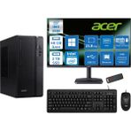 Acer Veriton S2720G Intel Core I5 14400 48GB Ddr5 2tb SSD Windows 11 Pro 23.8 Inç Monitör UHD Graphics 730 Masaüstü Bilgisayar 24DTR1PEM003WP19 + Zetta Flash Bellek