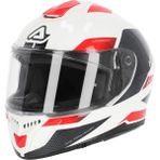 Acerbis Krapon 22-06 Kask Beyaz Kırmızı - 2XL - Beyaz - Kırmızı