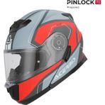 Acerbis Serel 22-06 Kask Gri Kırmızı - Gri - Kırmızı