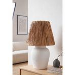 Achat Handmade Seramik Abajur Beyaz Hasır