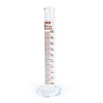 Achem 100ml Cam Mezür Uzun Form Kırmızı Skala Şeffaf