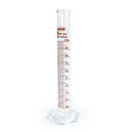 Achem 100ml Cam Mezür Uzun Form Kırmızı Skala