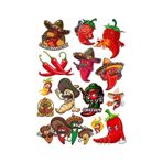 Acı Biber Sticker Set 13 Parça Telefon, Tablet, Defter, Laptop Sticker