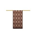 Acı Kahve Damask Desen İpek Fular