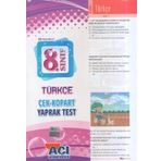 Açı Yayınları 8.sınıf Türkçe Yaprak Test