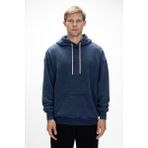 Acid Bear Kapüşonlu Indigo Oversize Erkek Sweatshirt - İndigo - M