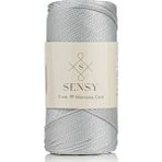 Açık Gri Sensy Premium Makrome İpi 200 gr 2 mm Kalınlıkta %100 PoliPropilen Hobi İpi