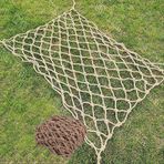 Açık Güvenlik Ağı 2x3m Kalın 8mm Tırmanma Halatı 12cm Mesh Balkon Teras Kapı ve Pencere Koruma Ağı Çocuklar ve Evcil Hayvanlar için İdeal Güvenlik