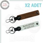 Açık Kahve - Beyaz, Yolların Fatihi Kişiye Özel İsimli & Plakalı Motorcu 2'li Anahtarlık, Hatıra