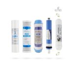 Açık Kasa Su Arıtma Cihazı 5li Filtresi GAClı AquaFlo Membran Set