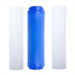 Açık Kasa Su Arıtma Cihazı Çift Sediment 3'lü Ön Filtre Set