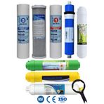 Açık Kasa Su Arıtma Cihazı Filtresi 8 Aşama 80 GPD King Membranlı Bakım Seti
