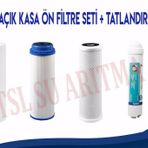 Açık Kasa Su Arıtma Cihazı Filtresi Spun-Gac-Blok-Post Karbon 4lü