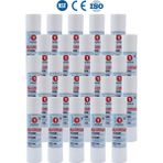 Açık Kasa Su Arıtma Cihazı Uyumlu 10'' Inch 1 Mikron Sediment Spun Filtre (25 Adet)