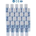 Açık Kasa Su Arıtma Cihazı Uyumlu 10'' Inch 5 Mikron Sediment Spun Filtre (25 Adet)