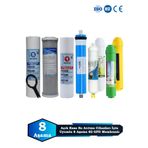 Açık Kasa Su Arıtma Cihazı Uyumlu 8 Aşama Cift Sediment 80 GPD Vontron Multimineralli Bakım Seti