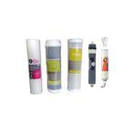 Açık Kasa Su Arıtma Filtresi 5 Li Set 10" inch 3 Ön Kömür Granül Aktif Filtre Post Tatlandırıcı Coconut Platinum Membran 80 GPD