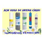 Açık Kasa Su Arıtma Filtresi Seti 5 li Lg Mebran Filtre Seti