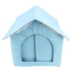 Açık Kedi Evi, Feral Kediler İçin Hava Geçirmez Kedi Barınakları, Her Mevsimler İçin Su Geçirmez Yalıtımlı Kedi Yatağı, Kapalı Feral Cat House, Sokak Ve Feral Kediler İçin (BLUE)