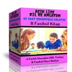 Açık Lise Türkçe Görüntülü Eğitim Seti (45 Saat Anlatım Ve 8 Fasikül Kitap)