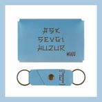 Açık Mavi, Aşk Sevgi Huzur Yazılı İsme Özel, Cüzdan Ve Anahtarlık Set, Sevgiliye Hediyelik Set, Günlük Kullanıma Uygun Set, Bozuk Para Çantası, Nakit ve Kredi Kartı Tutucu