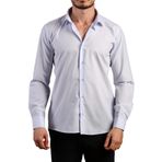 Açık Mavi Dar Kesim Slim Fit Uzun Kol Düz Renk Erkek Gömlek - 151-3