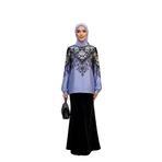AÇIK MAVİ MAJESTY SATEN BLUZ