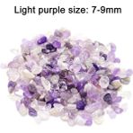 Açık Mor Tarzı 50 Gram 50G 100G Doğal Akvaryum Dekorasyon Taşı Balık Tankı Arka Plan Renkli Kristal Kaya Çakıl Ev Bahçe Dekor Aksesuarları (Yurt Dışından) - Akvaryum dekorasyonu