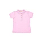 Açık Pembe Kız Düz Polo Yaka Lacost Tişört VITA4100
