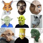 Açık Sarı Cosplay Dobby Elfin Lateks Maske Shrek Eşek Maskeleri Karikatür Film Kahramanı Cosplay Maske Çocuk Parti Cadılar Bayramı Maskesi (Yurt Dışından) - Renkli - Yok