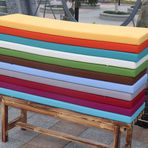 Açık su geçirmez tezgah koltuk minderi 5cm kalın siyah kapalı/açık uzun tezgah sandalye minderleri 2 3 kişilik salıncak mobilya veranda yemek mutfak ev 60x30x5cm
