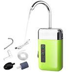 Açık Taşınabilir Mini Hava Pompası Hava Oksijen Pompası Hava Taş Tüp Ile 3-in-1 Algılama USB Şarj Otomatik Su Pompası Çok Fonksiyonlu Oksijen Pompası Gürültüsüz Balıkçılık Hava Pompası LED Aydınlatma