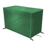 Açık veranda mobilya örtüsü 280x260x100cm su geçirmez 420D Oxford kumaş rüzgar geçirmez yeşil dikdörtgen bahçe masa sandalye seti Rattan kanepe için koruyucu kapak UV dayanıklı ağır hizmet koruması