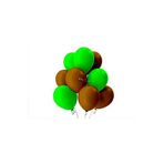 Açık Yeşil-Kahverengi Pastel Soft Balon 50 Adet + 5 Metre Balon Zinciri