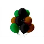 Açık Yeşil-Kahverengi-Siyah Pastel Soft Balon 50 Adet + 5 Metre Balon Zinciri