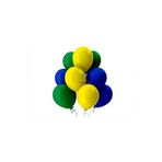 Açık Yeşil-Koyu Mavi-Sarı Pastel Soft Balon 50 Adet + 5 Metre Balon Zinciri