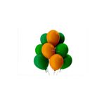 Açık Yeşil-Koyu Yeşil-Turuncu Pastel Soft Balon 50 Adet + 5 mt balon zinciri