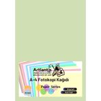Açık Yeşil Renkli A-4 Fotokopi Kağıdı 25 li 1 Paket Artlantis Fotokopi Renkli A4 Kağıdı