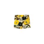 Açık Yeşil Retro Flowers Kız Çocuk Cepli Desenli Şort