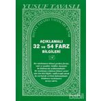 AÇIKLAMALI 32 VE 54 FARZ BILGILERI (CEP BOY) (C11) - YUSUF TAVASLI