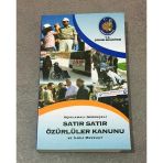 Açıklamalı Gerekçeli Satır Satır Özürlüler Kanunu Ve İlgili Mevzuat (Sahafiye Kitap)