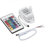Aciko Bilgisayar Masası Için Rgb 10 Metre Adaptörlü 24 Tuşlu Kumandalı Şerit LED Hazır Set