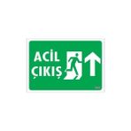 Acil Çıkış Uyarı Levhası 17,5x25 Kod943