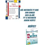 Acil Matematik Tyt Kurs Soru Bankası 2025-26+Gür Tyt 12 Matematik Deneme Hediye!!
