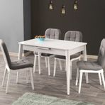 Açılır Mdf Mutfak Masa Sandalye Takımı 70x110cm