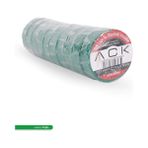 Ack 10 Adet Elektrik Bandı Izolasyon Bandı 8M*10AD - Yeşil