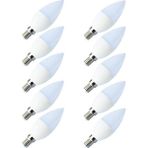 Ack 10'lu LED Mum Ampul Beyaz - 1 - 10 W