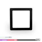 Ack 12 W Siyah Gövde 6500k Beyaz Işık Sıva Üstü Kare Led Panel Armatür